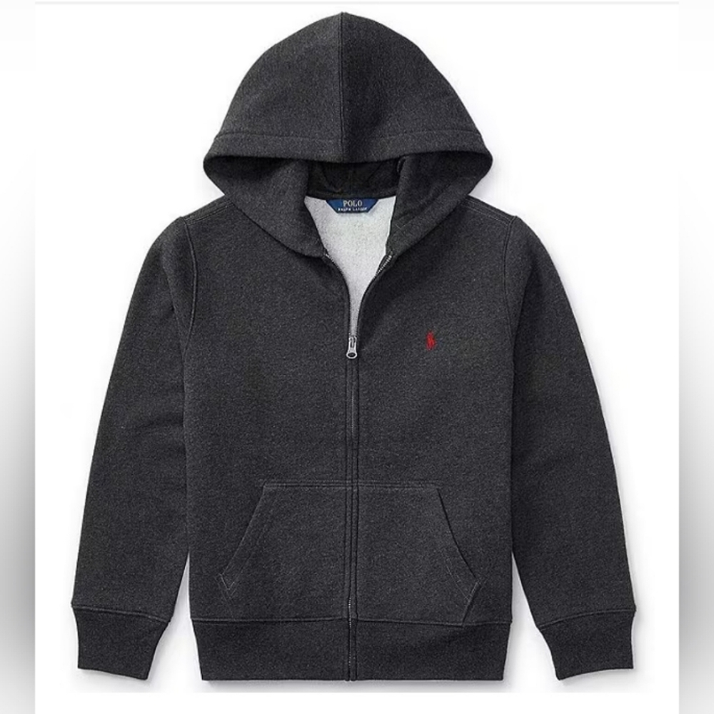 💥Polo Ralph Lauren Boys Cotton Zip Up Hoodie💥 Size 8 💥